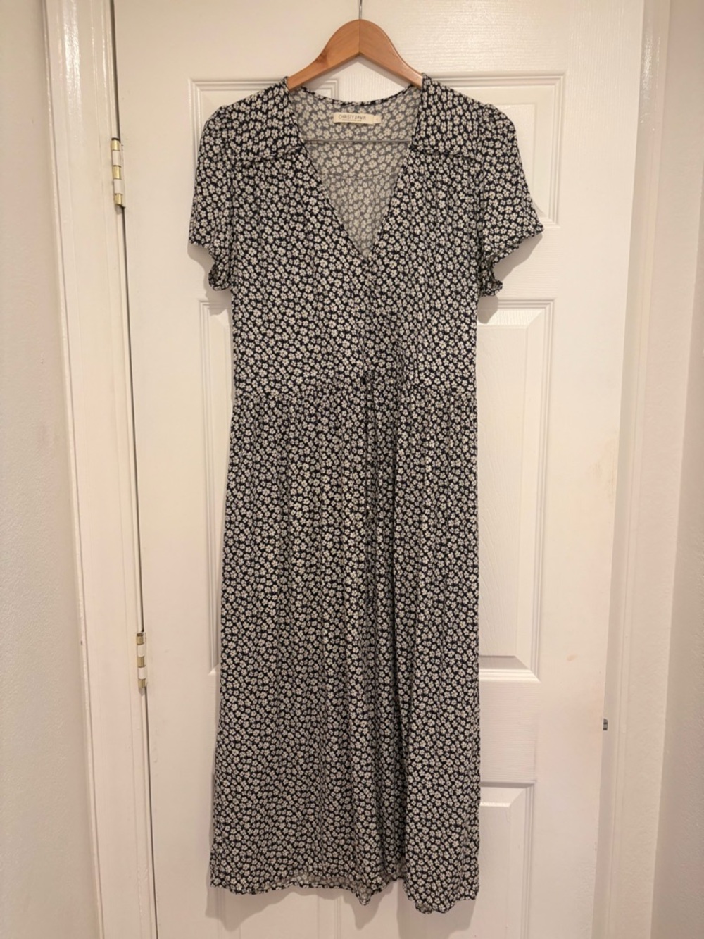 The simple Dawn Dress - Midnight Poppies